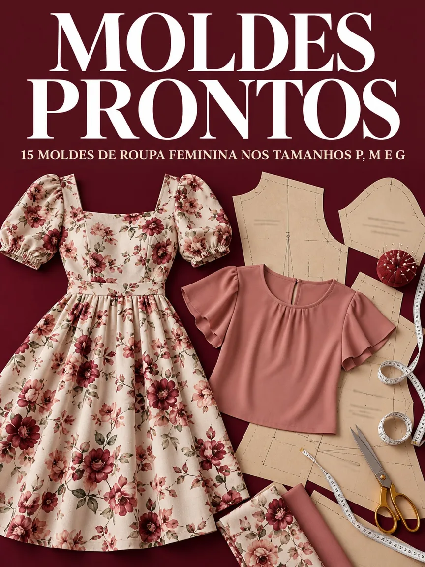 Capa do livro Moldes Prontos